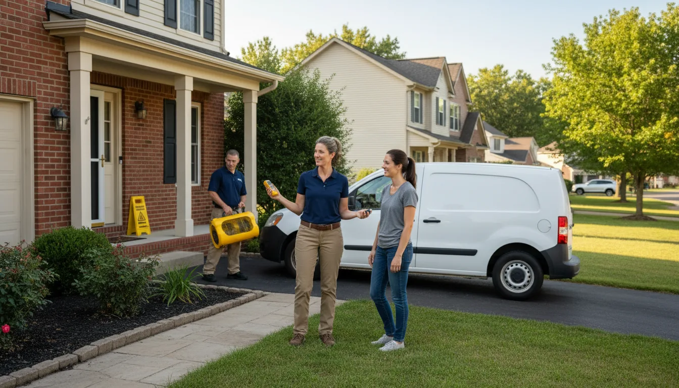 Water restoration image for Dehumidification And Cleanup Services in Allen Park, MI
